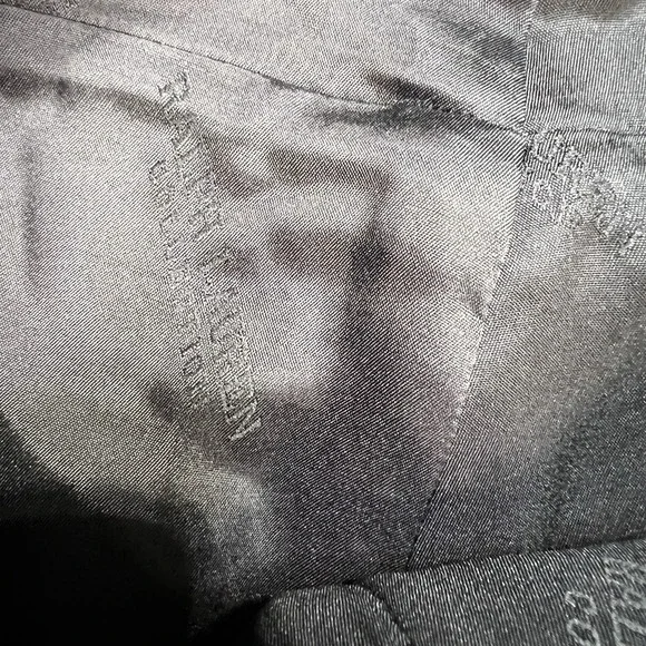 Ralph Lauren Purple Label Wool High Waist Dress Pants Black Sz 6 Button Pant Hem - Picture 7 of 16